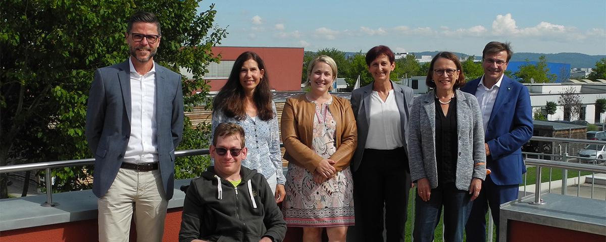 Gruppenfoto der Besucher.