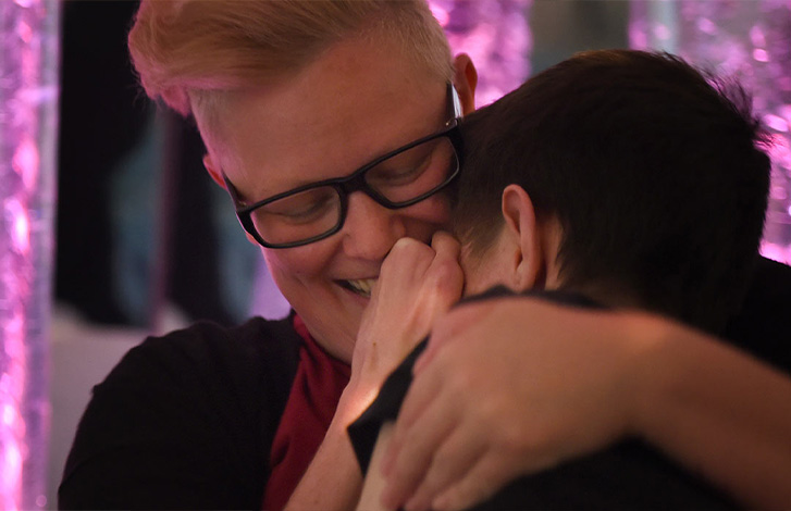 Mitarbeiter in der Förderstätte