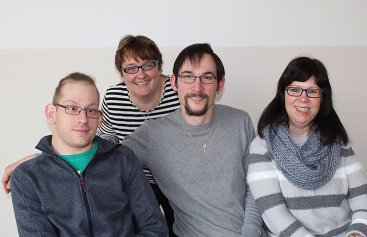 Gruppenfoto von Werkstattrat und Frauenbeauftragten