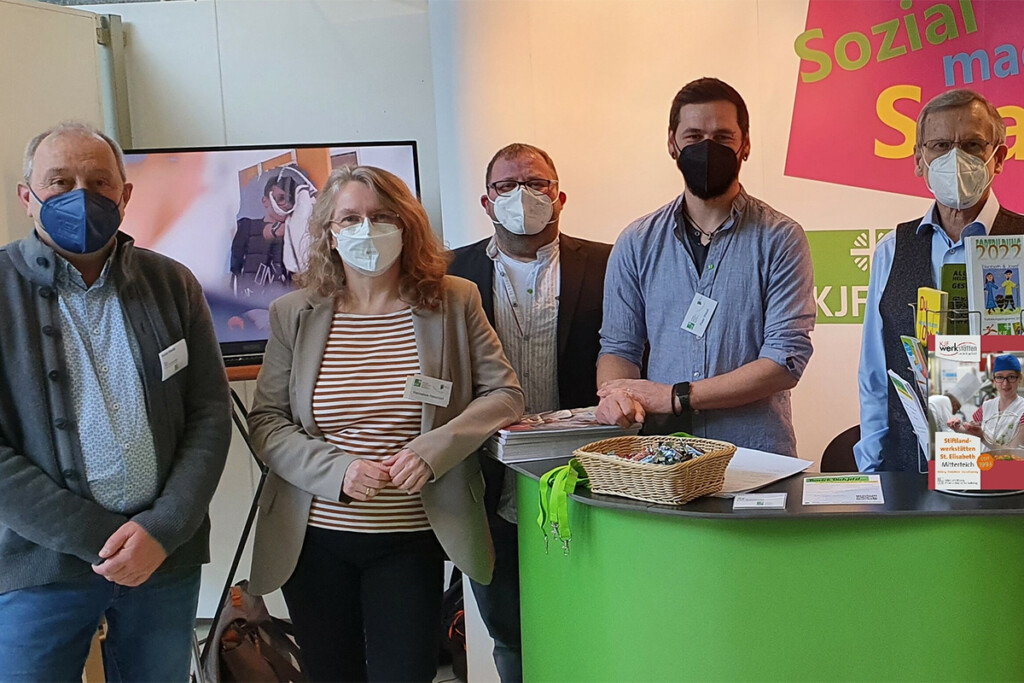 Gruppenbild auf der Messe