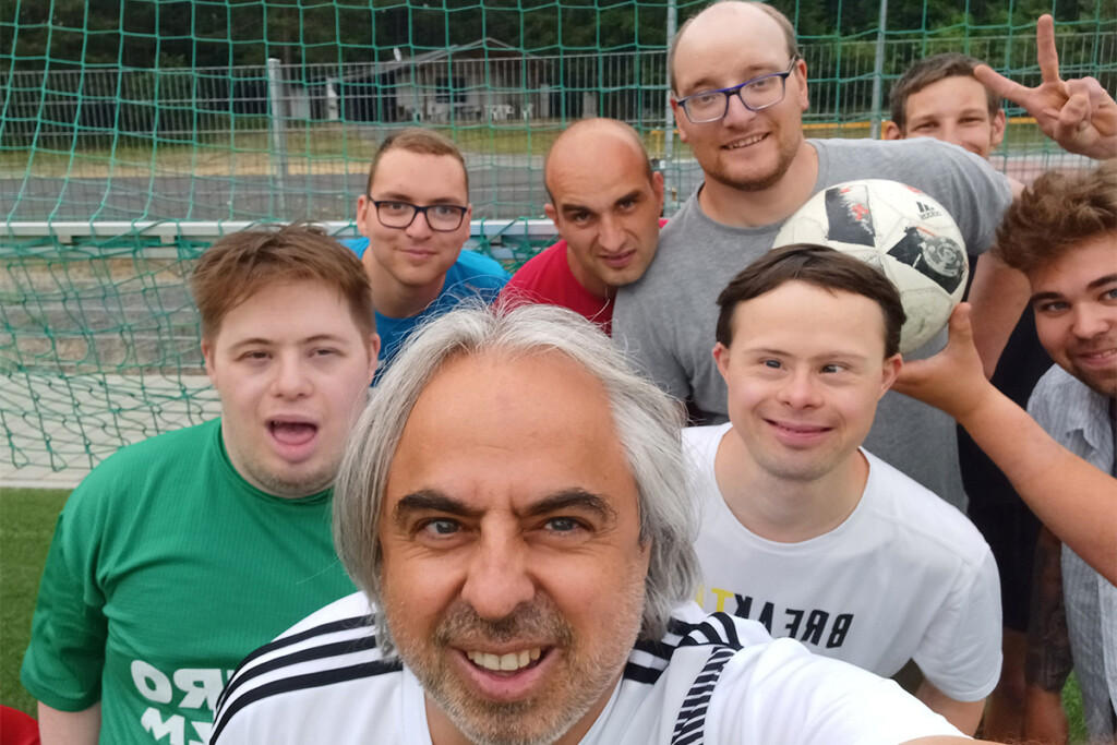 Selfie Fußball-Team
