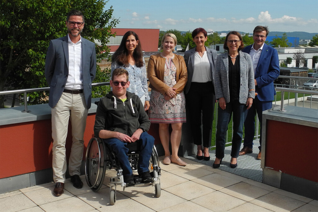 Gruppenfoto der Besucher.