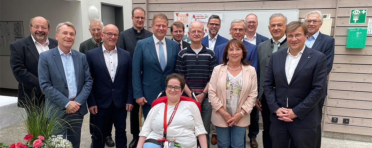 Die Ehrengäste freuten sich über die gelungene Jubiläumsfeier.