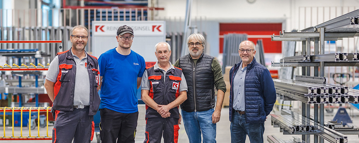 Fabian Kreuzer beim Schichtwechsel