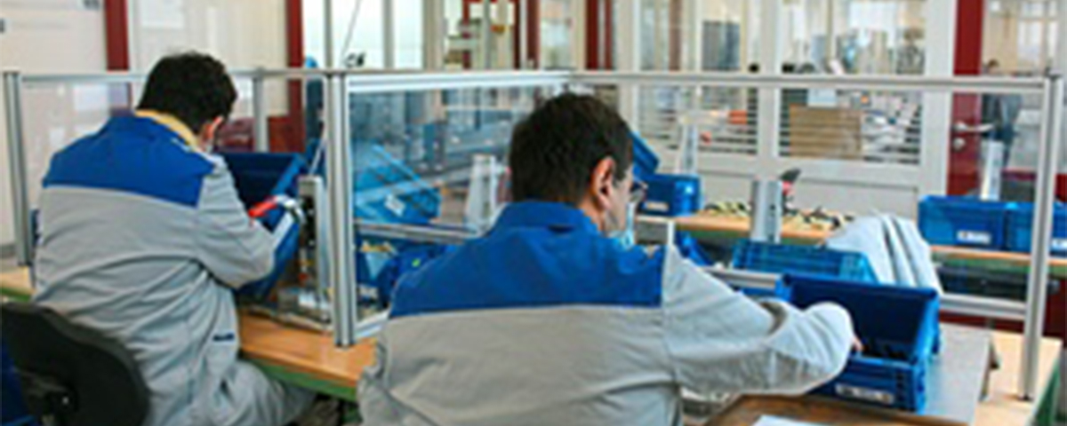 Mitarbeiter am arbeiten