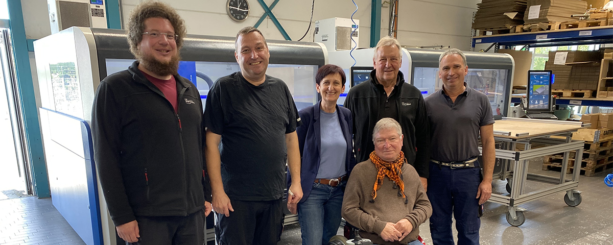 Gruppenfoto vom Besuch