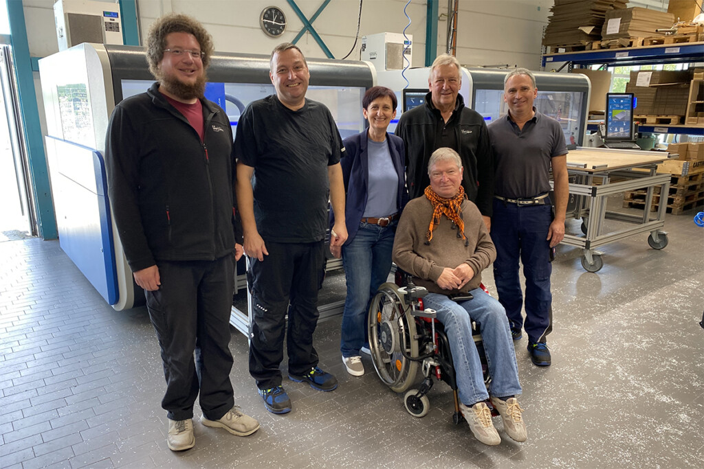 Gruppenfoto vom Besuch