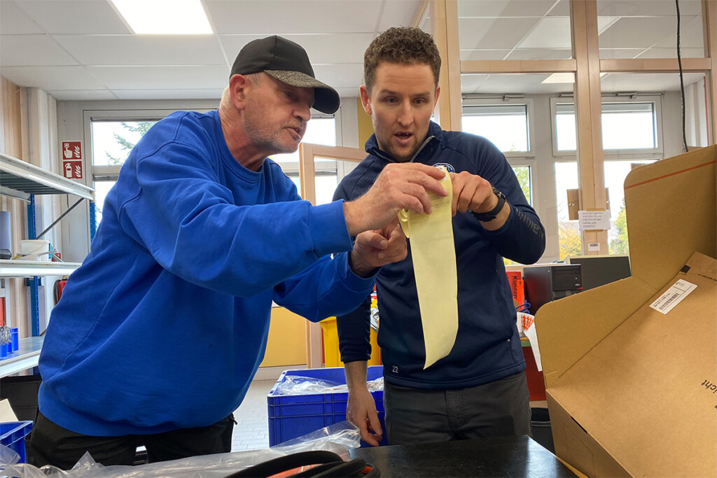 Mike Connolly in der Montage