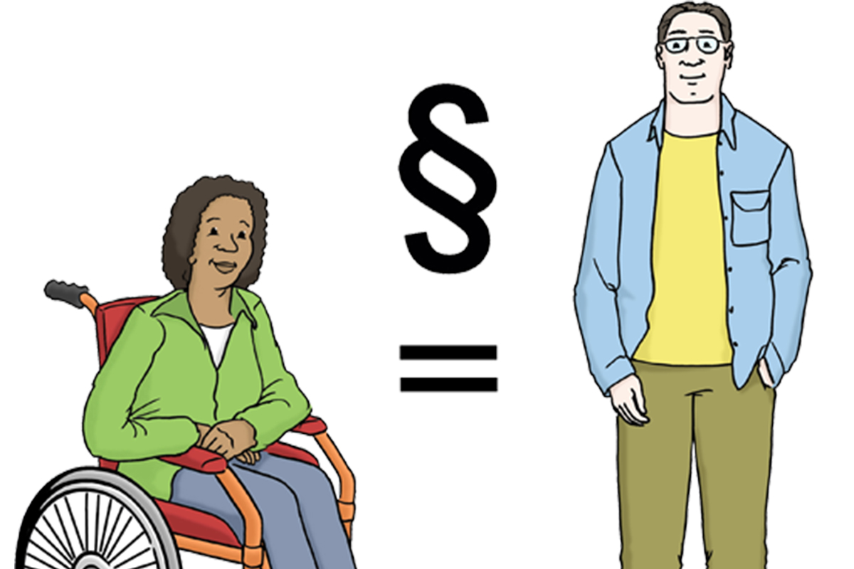 Das Bild zeigt Männer Frauen sind gleich