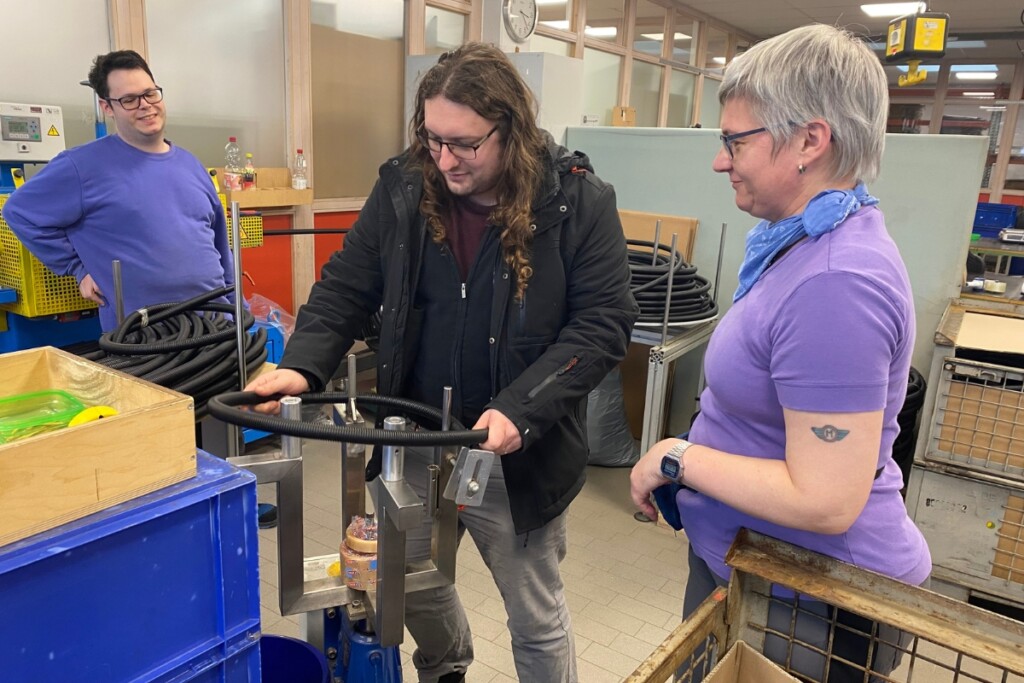 Johannes Spielbauer in der Montage