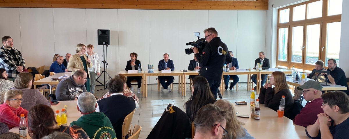 Die Podiumsdiskussion