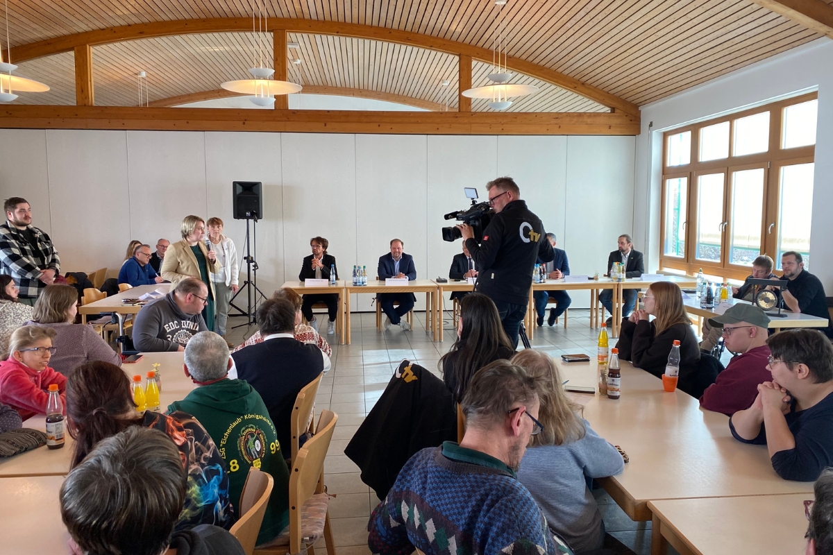 Die Podiumsdiskussion