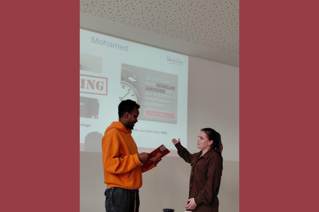 Zertifikatsübergabe