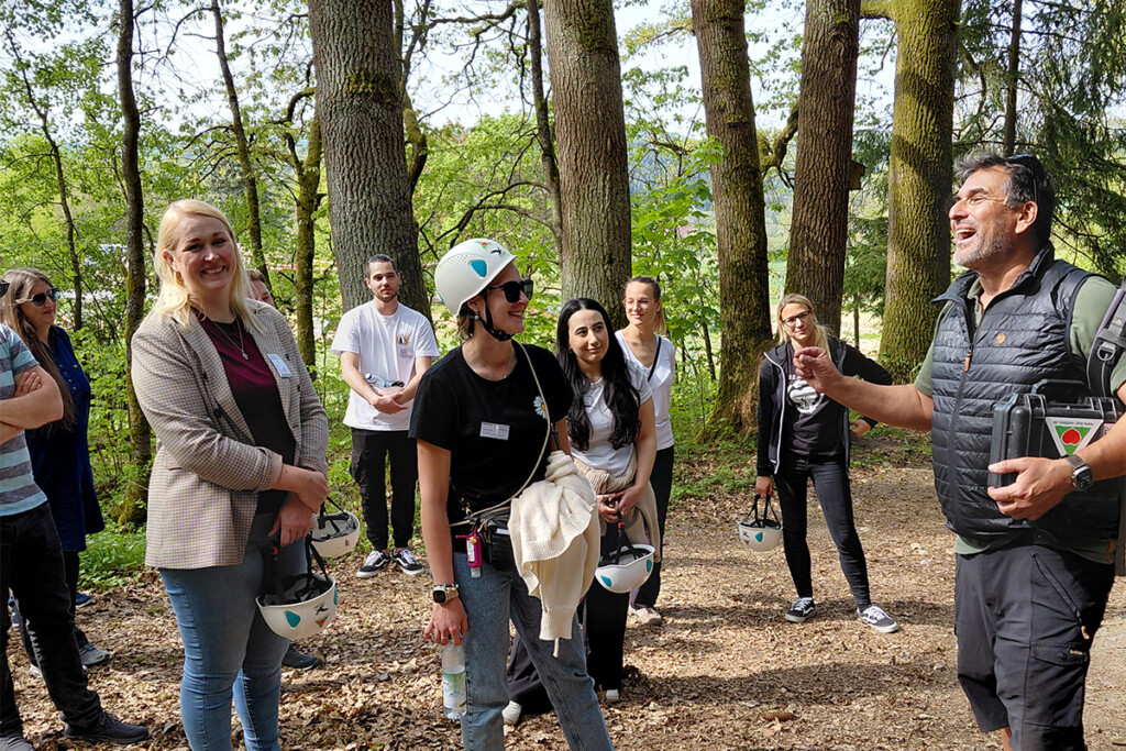 Gruppenbild im Wald