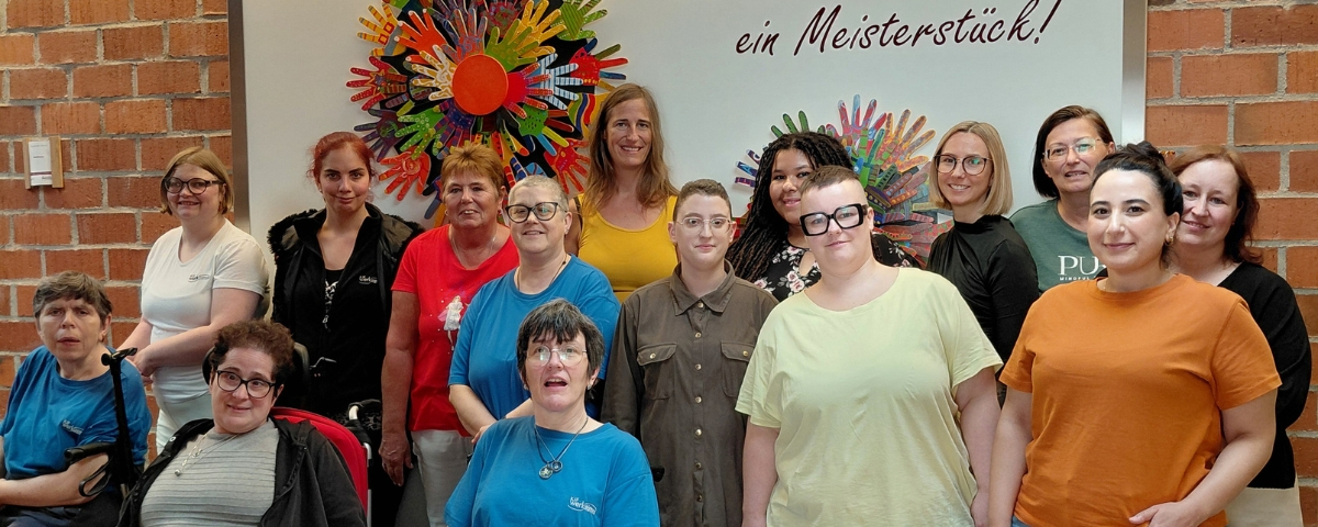 Gruppenbild des Arbeitskreises Frauenbeauftragte der KJF Werkstätten: